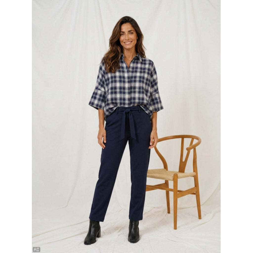 MARTA DU CHATEAU Marta du chateau Dame Skjorte MdcSantorini 268986 Shirt Blue