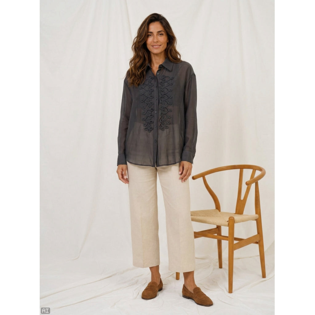 MARTA DU CHATEAU Marta du chateau Dame Skjorte MdcSecret 68974 Shirt Black