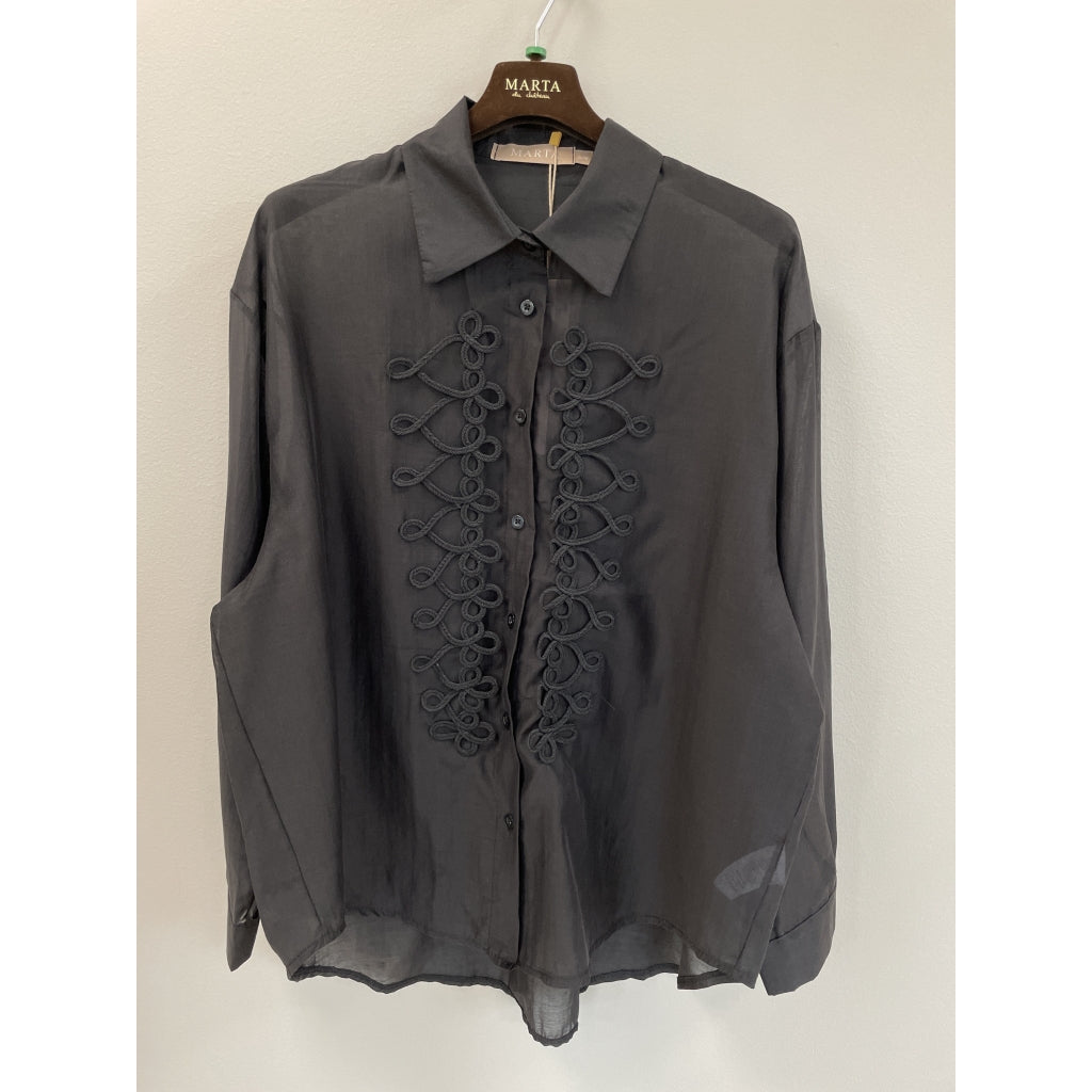 MARTA DU CHATEAU Marta du chateau Dame Skjorte MdcSecret 68974 Shirt Black