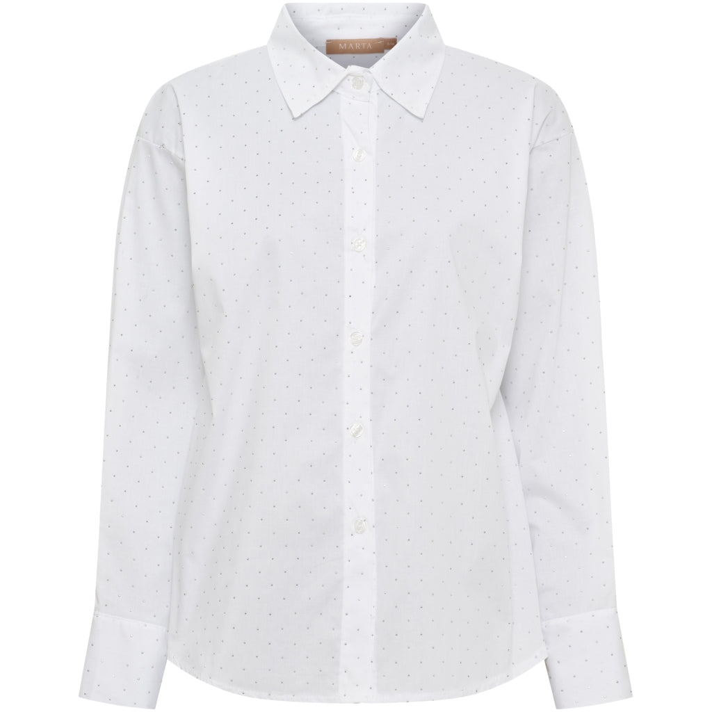 MARTA DU CHATEAU Marta du chateau Dame Skjorte MdcVeloura 8199 Shirt White