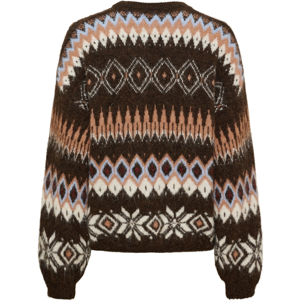 MARTA DU CHATEAU Marta du chateau Dame Strik MdcAsteria 8177 Knit Brown