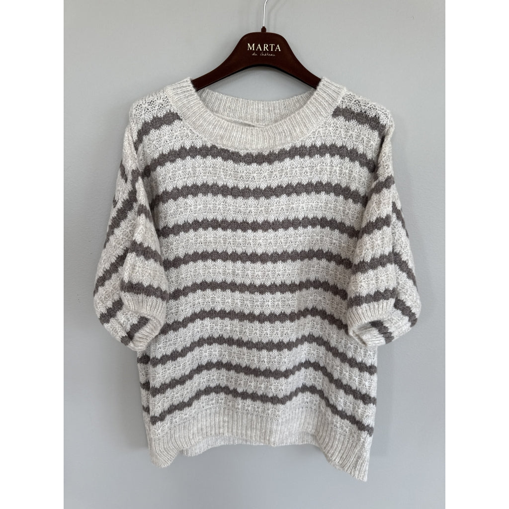 MARTA DU CHATEAU Marta du chateau Dame Strik MdcNayeli 65029 Knit Beige