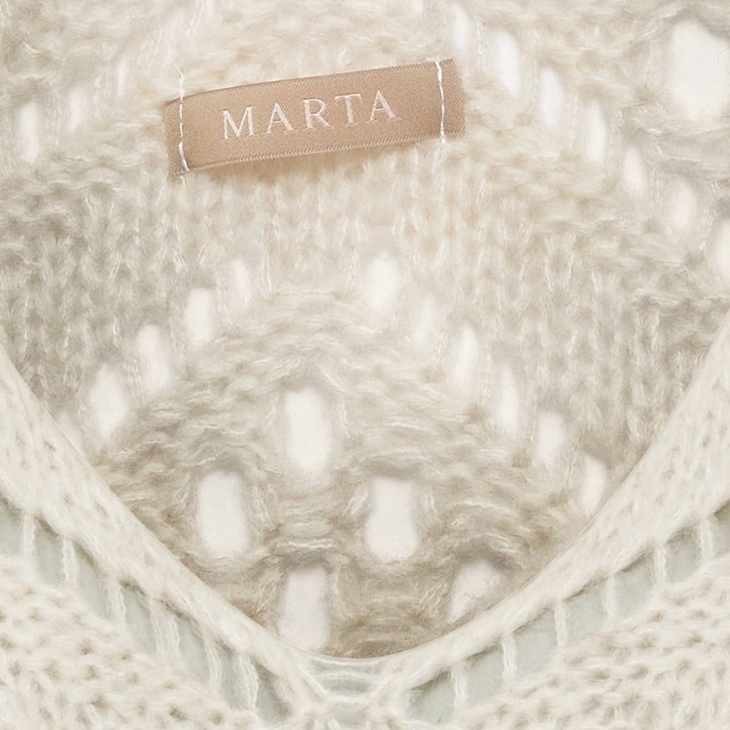MARTA DU CHATEAU Marta du chateau Dame Strik MdcNieve 65033 Knit Beige
