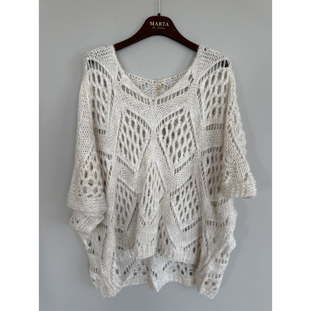 MARTA DU CHATEAU Marta du chateau Dame Strik MdcNieve 65033 Knit Beige