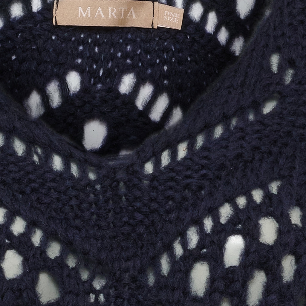 MARTA DU CHATEAU Marta du chateau Dame Strik MdcNieve 65033 Knit Blue9537