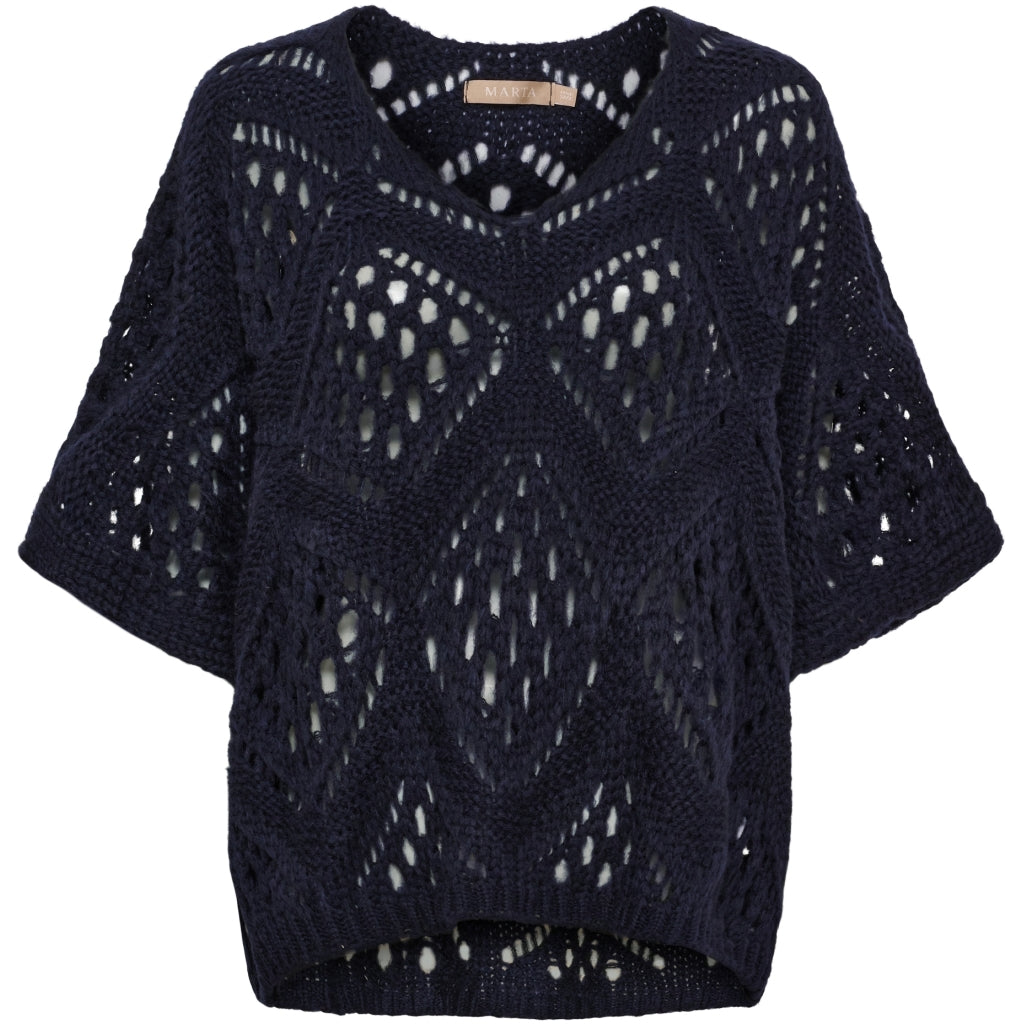MARTA DU CHATEAU Marta du chateau Dame Strik MdcNieve 65033 Knit Blue9537