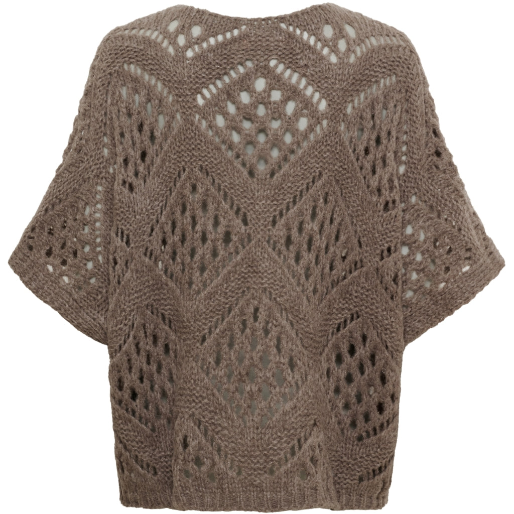 MARTA DU CHATEAU Marta du chateau Dame Strik MdcNieve 65033 Knit Fango