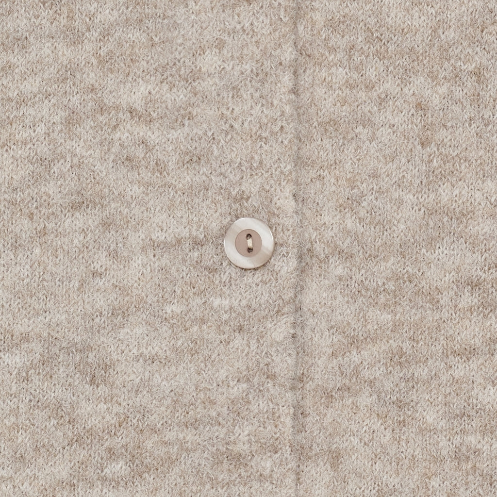 MARTA DU CHATEAU Marta du chateau Dame Strik MdcVellie 8154- Knit Cardigan Fango/Moro