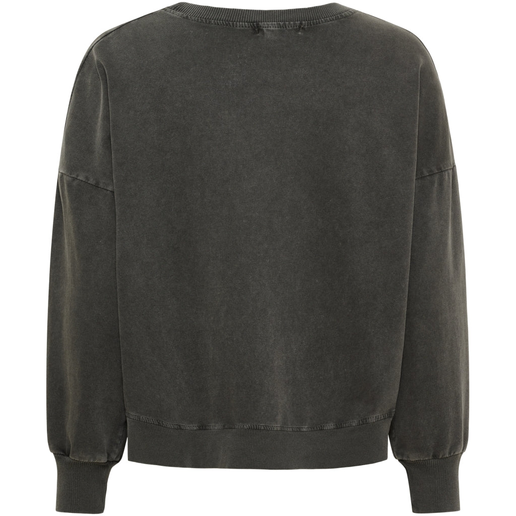 MARTA DU CHATEAU Marta du chateau Dame Sweatshirt MdcCherry 2788 Sweatshirt Grey