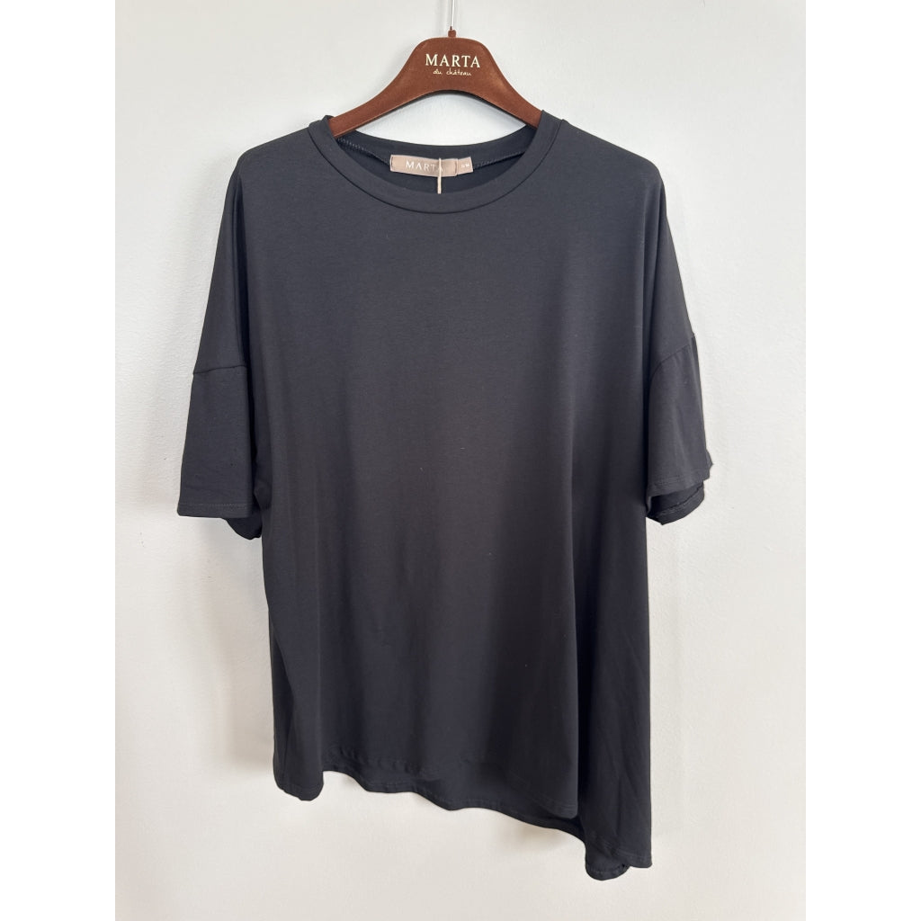MARTA DU CHATEAU Marta du chateau Dame T-Shirt MdcAzure 68857M T-shirt Black