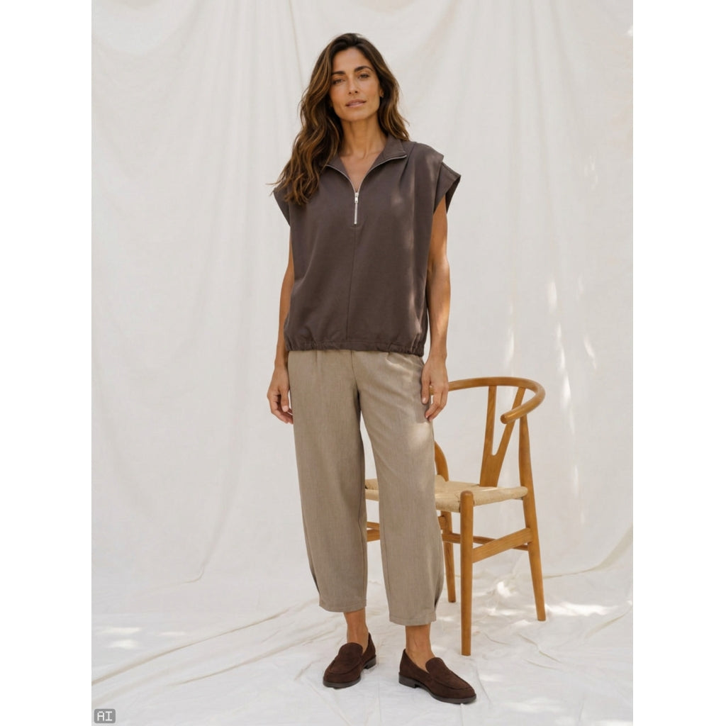 MARTA DU CHATEAU Marta du chateau Dame Vest MdcDaylight 56838M Vest Moro