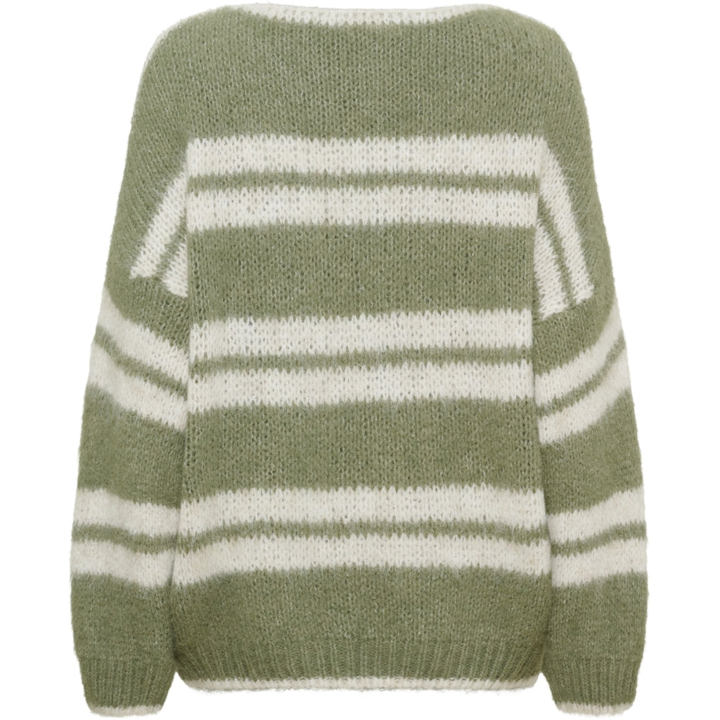MARTA DU CHATEAU Marta du chateau Dame strik MdcAvellina 65969 Knit Salvia/Beige