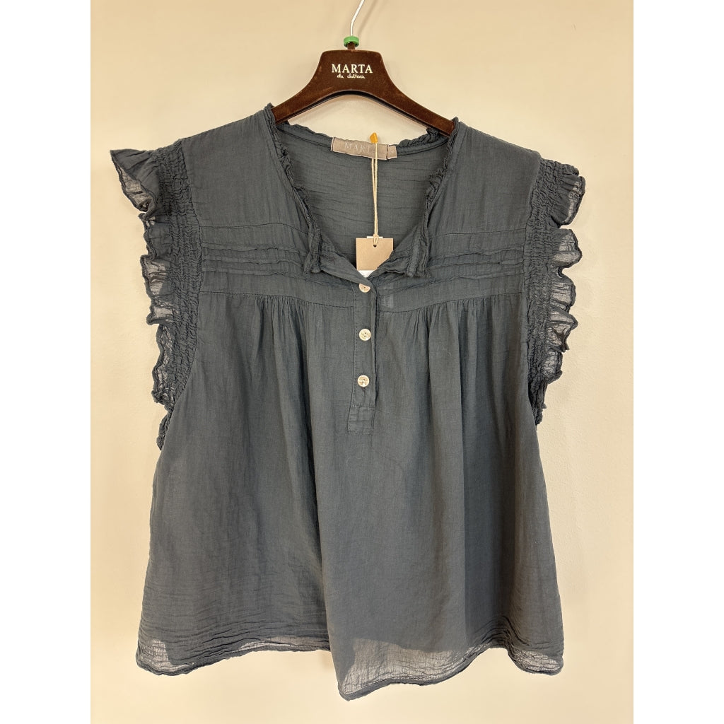 MARTA DU CHATEAU Marta du chateau dame Bluse MDCFAUNA 84380 Blouse Black