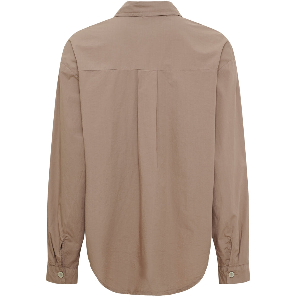 MARTA DU CHATEAU Marta du chateau dame Skjorte MdcCitrine 68870 Shirt Tortora