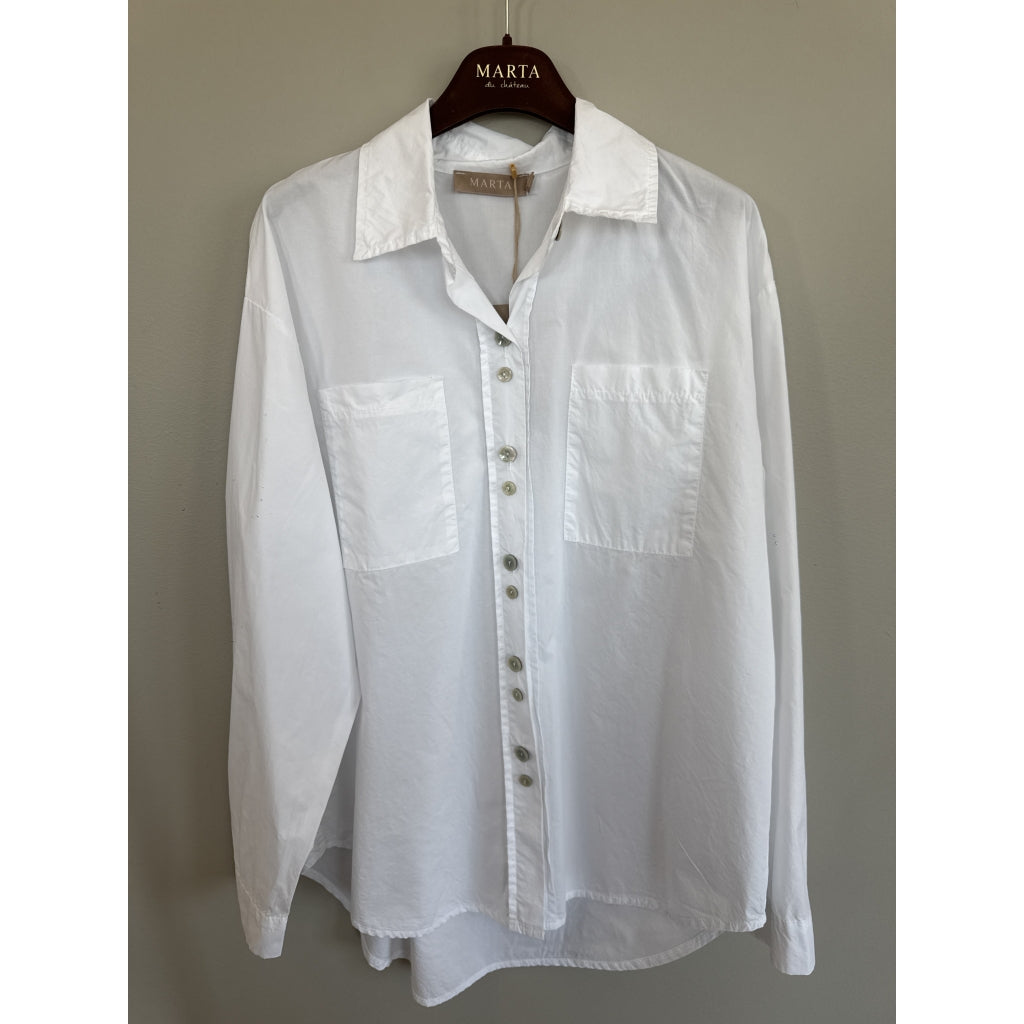 MARTA DU CHATEAU Marta du chateau dame Skjorte MdcCitrine 68870 Shirt White