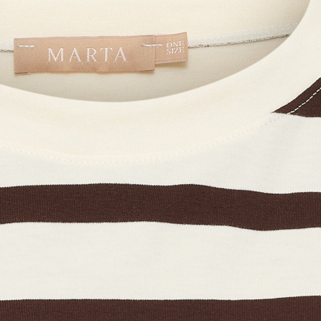 MARTA DU CHATEAU Marta du chateau dame T-Shirt MDCSAGE 8577 T-shirt Moro