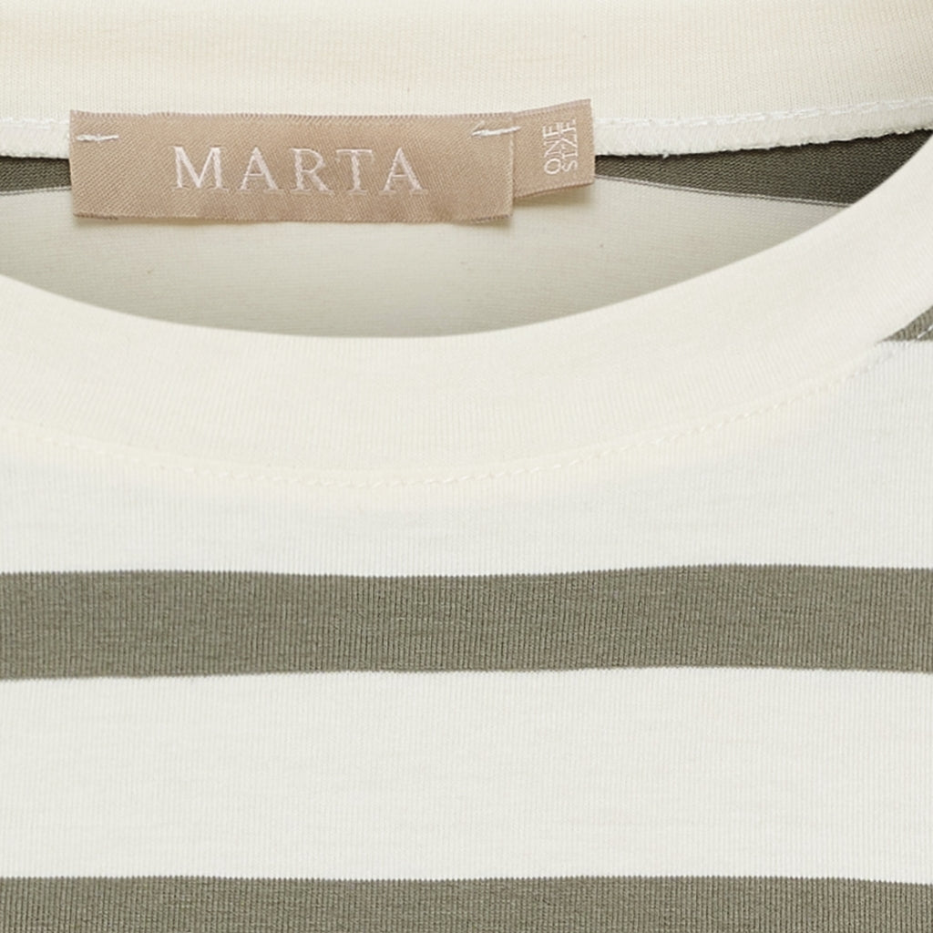 MARTA DU CHATEAU Marta du chateau dame T-Shirt MDCSAGE 8577 T-shirt Olive