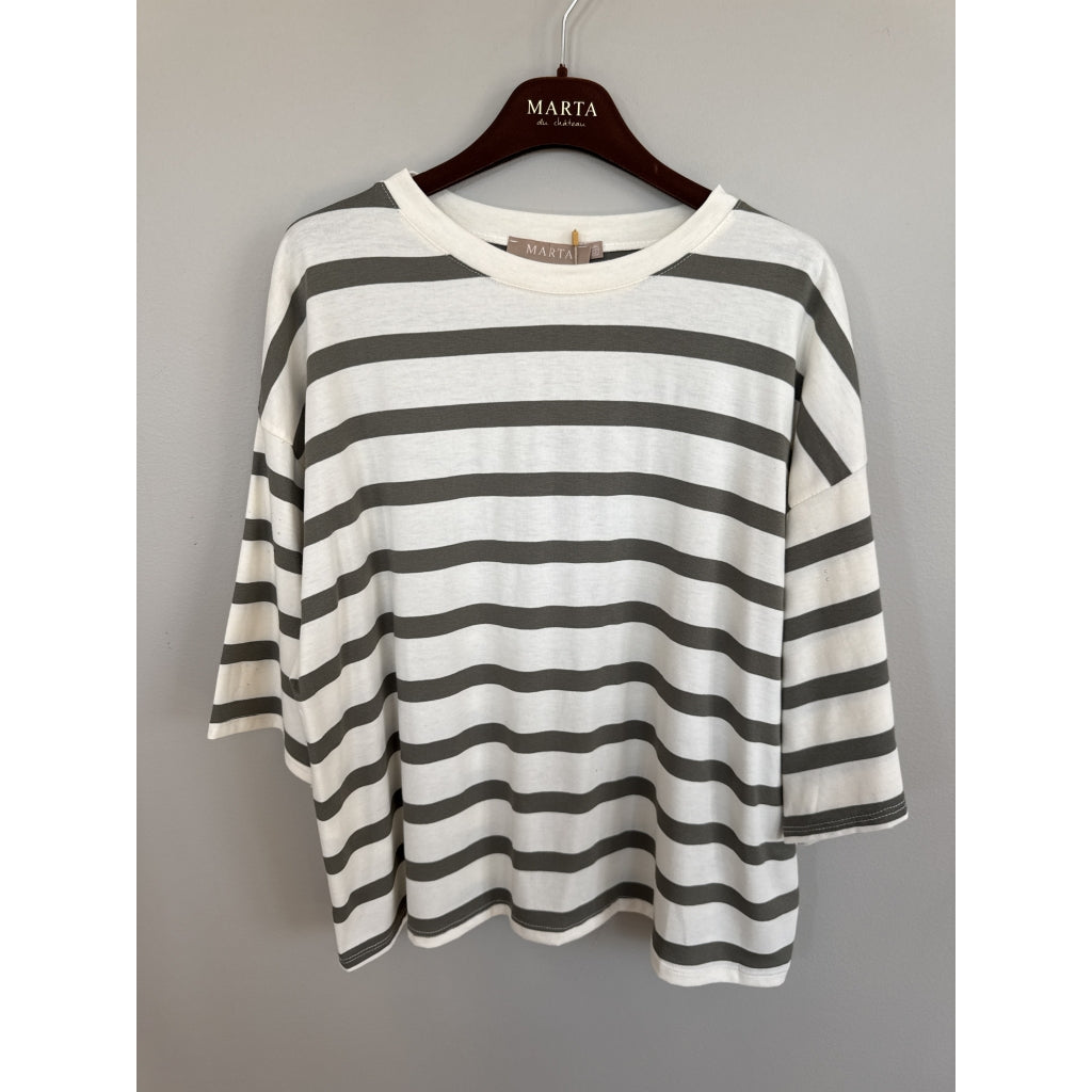 MARTA DU CHATEAU Marta du chateau dame T-Shirt MDCSAGE 8577 T-shirt Olive