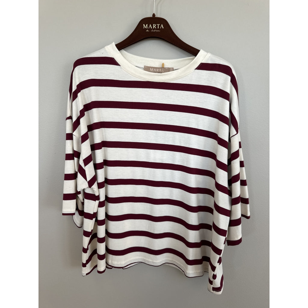 MARTA DU CHATEAU Marta du chateau dame T-Shirt MDCSAGE 8577 T-shirt Vino