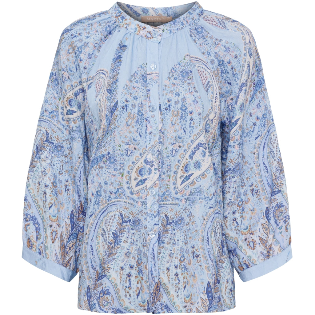 MARTA DU CHATEAU Marta du chateau dame bluse MDCJayla Blouse CelesteGJ6812m2n