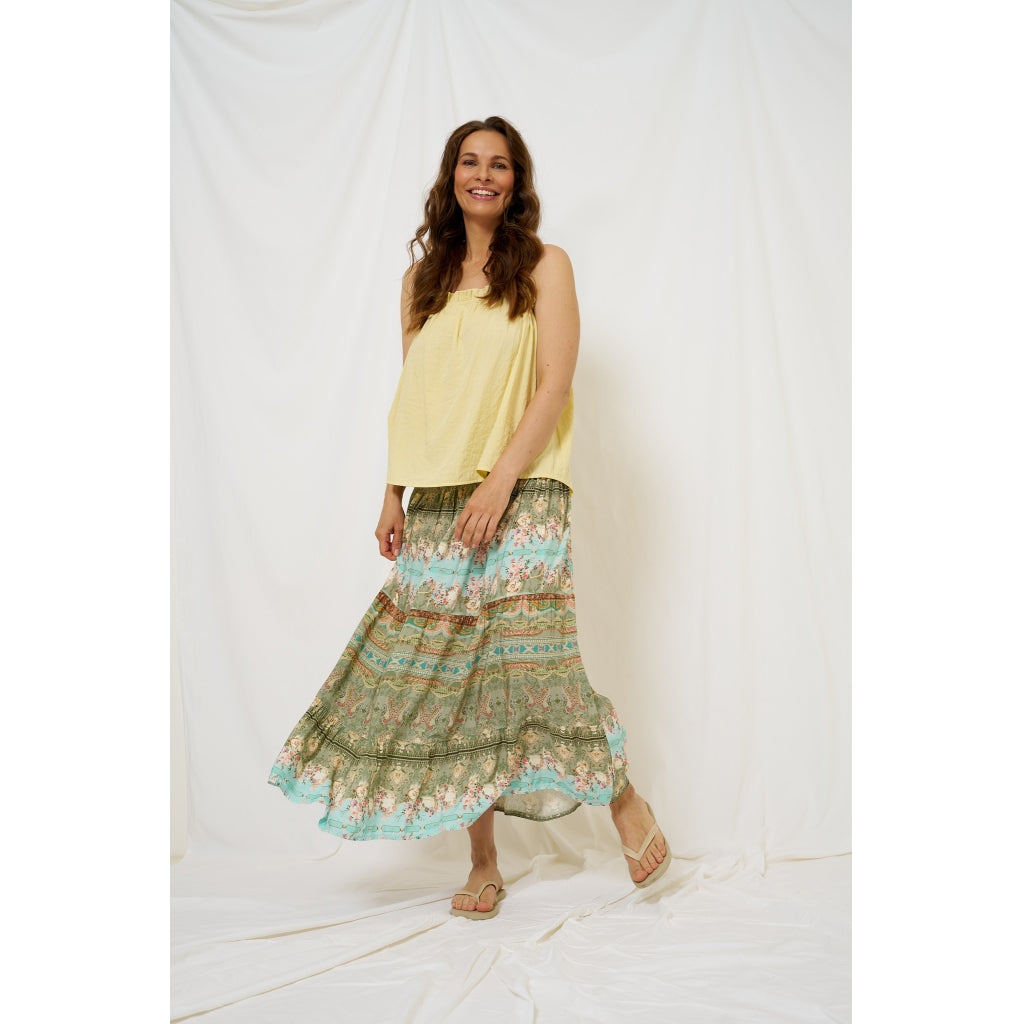 MARTA DU CHATEAU Marta du chateau dame nederdel MdcPrincess 5201 Skirt Kaki6534tpk