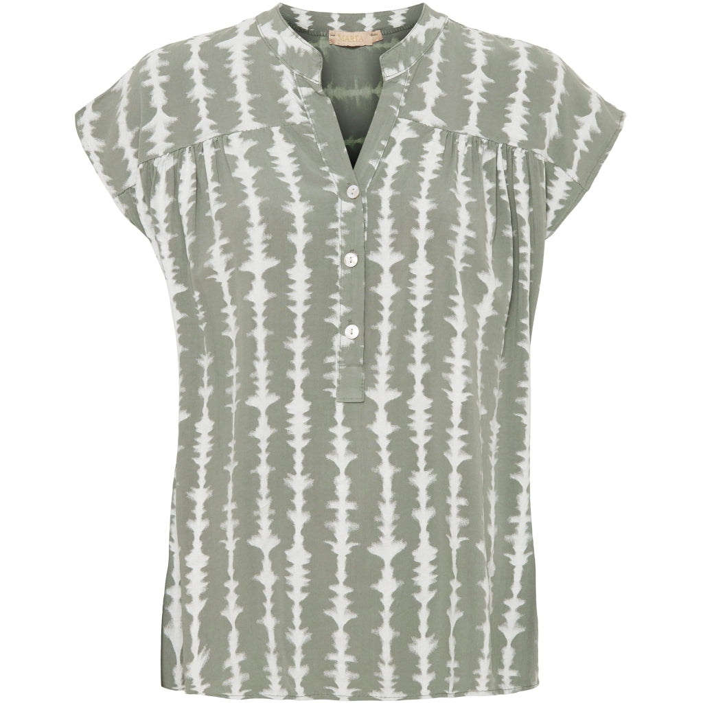 MARTA DU CHATEAU Marta du chateau dame top 4440 Restudsalg Military stripe