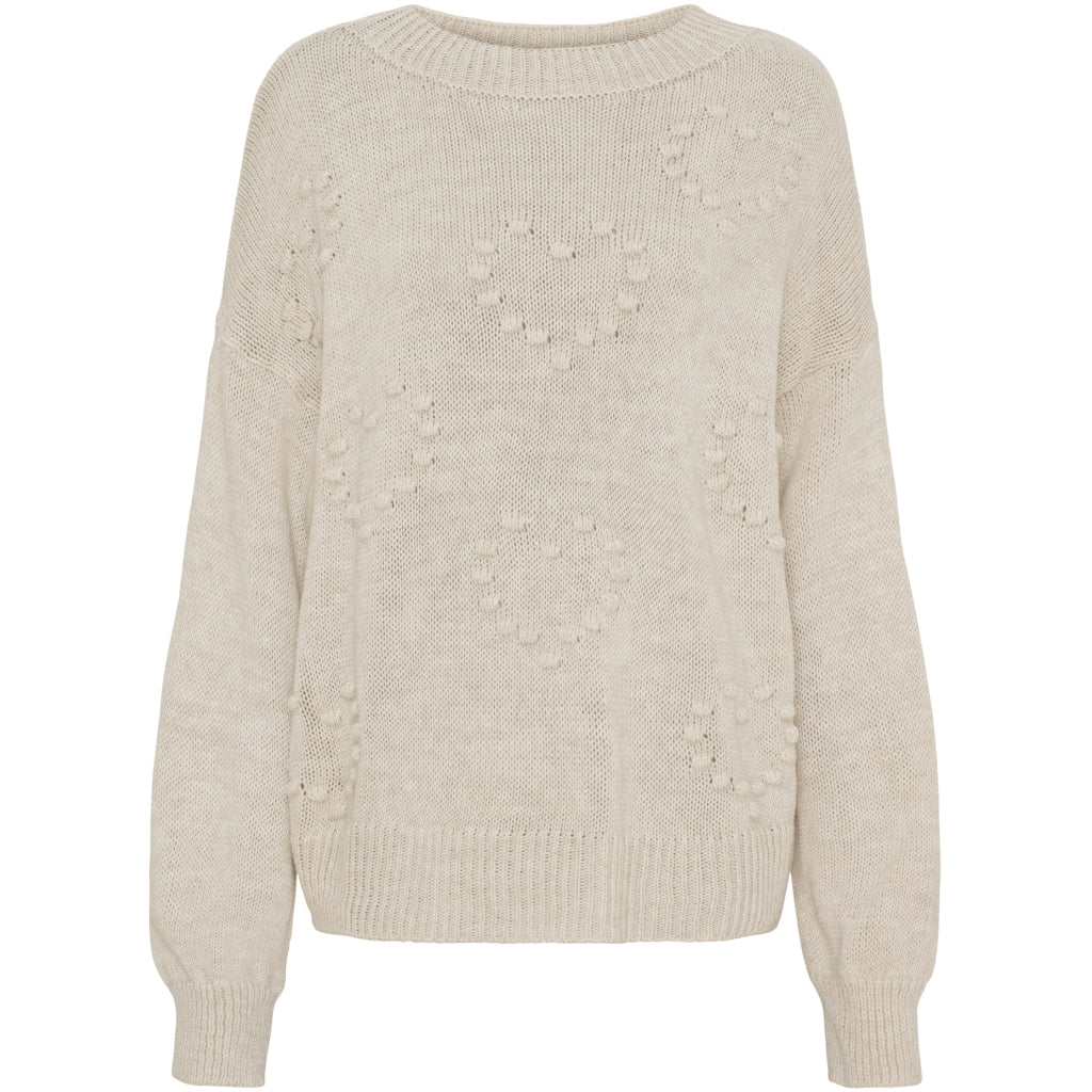 MARTA DU CHATEAU MdcAurorette Knit Knit BeigeMelangeAG-017