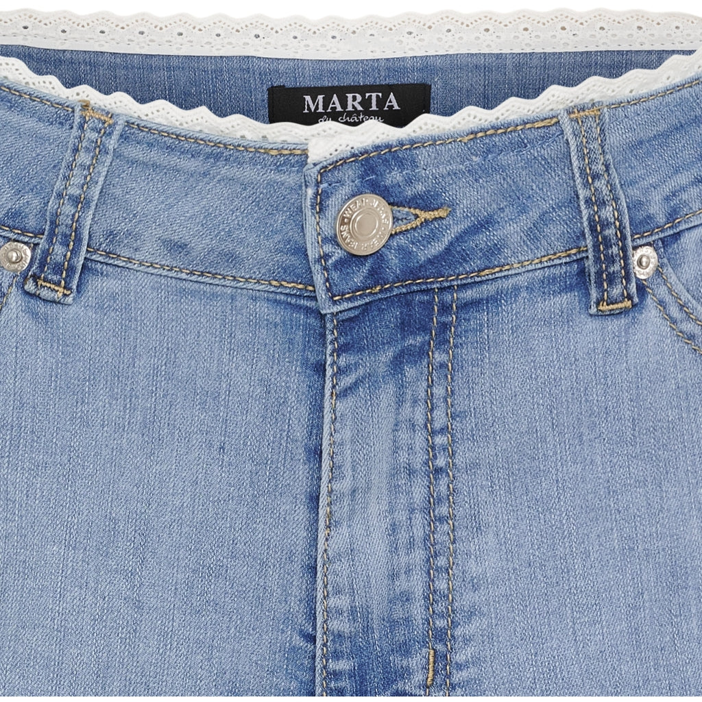 MARTA DU CHATEAU MdcBerit Knickers Knickers Blue Denim