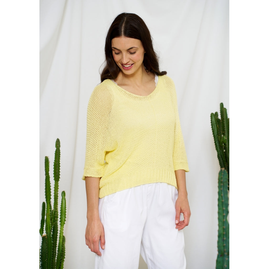 MARTA DU CHATEAU MdcBetina Knit Knit Yellow