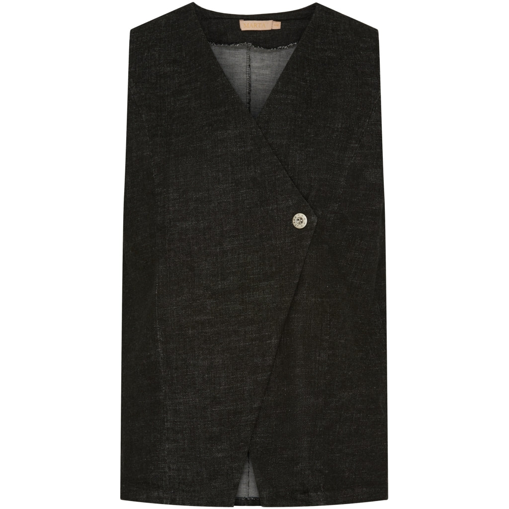 MARTA DU CHATEAU MdcCarmille Vest Vest Black