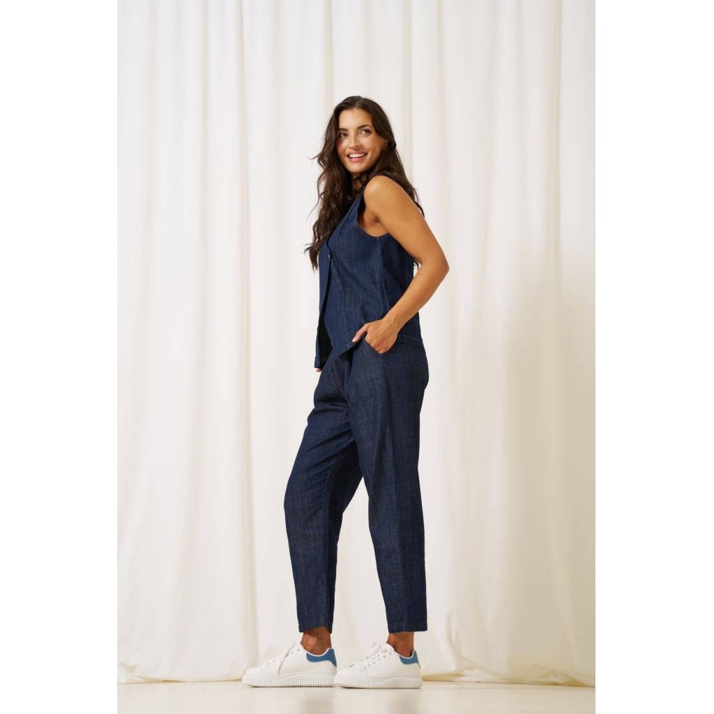 MARTA DU CHATEAU MdcCarmille Vest Vest Dark Blue