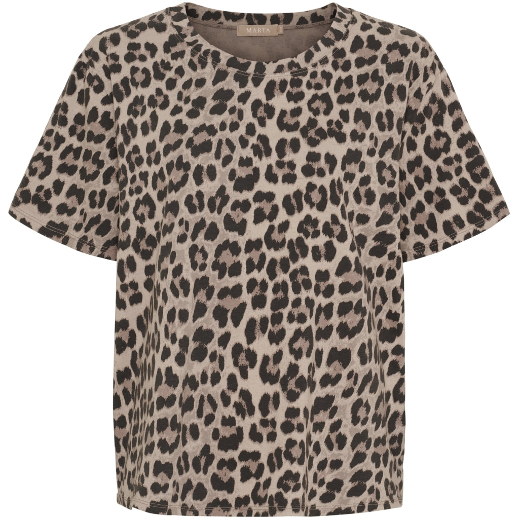 MARTA DU CHATEAU MdcEstrid Tee T-shirt Beige camo