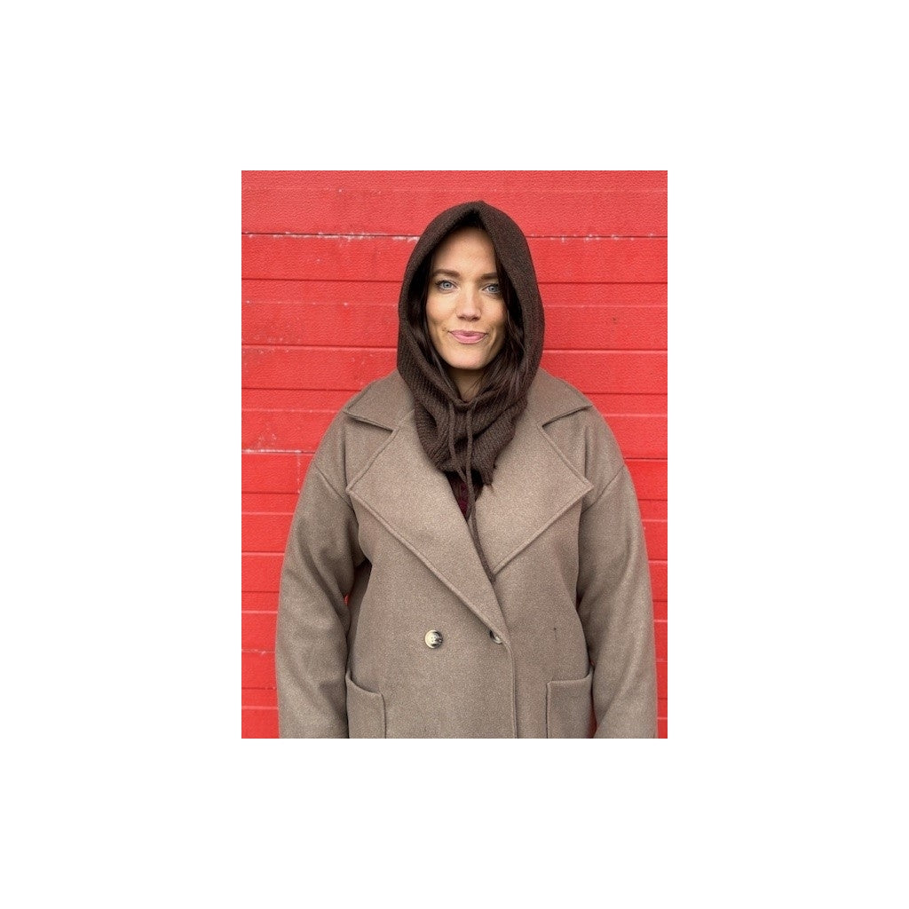 MARTA DU CHATEAU MdcFiluca Balaclava Scarf Brown