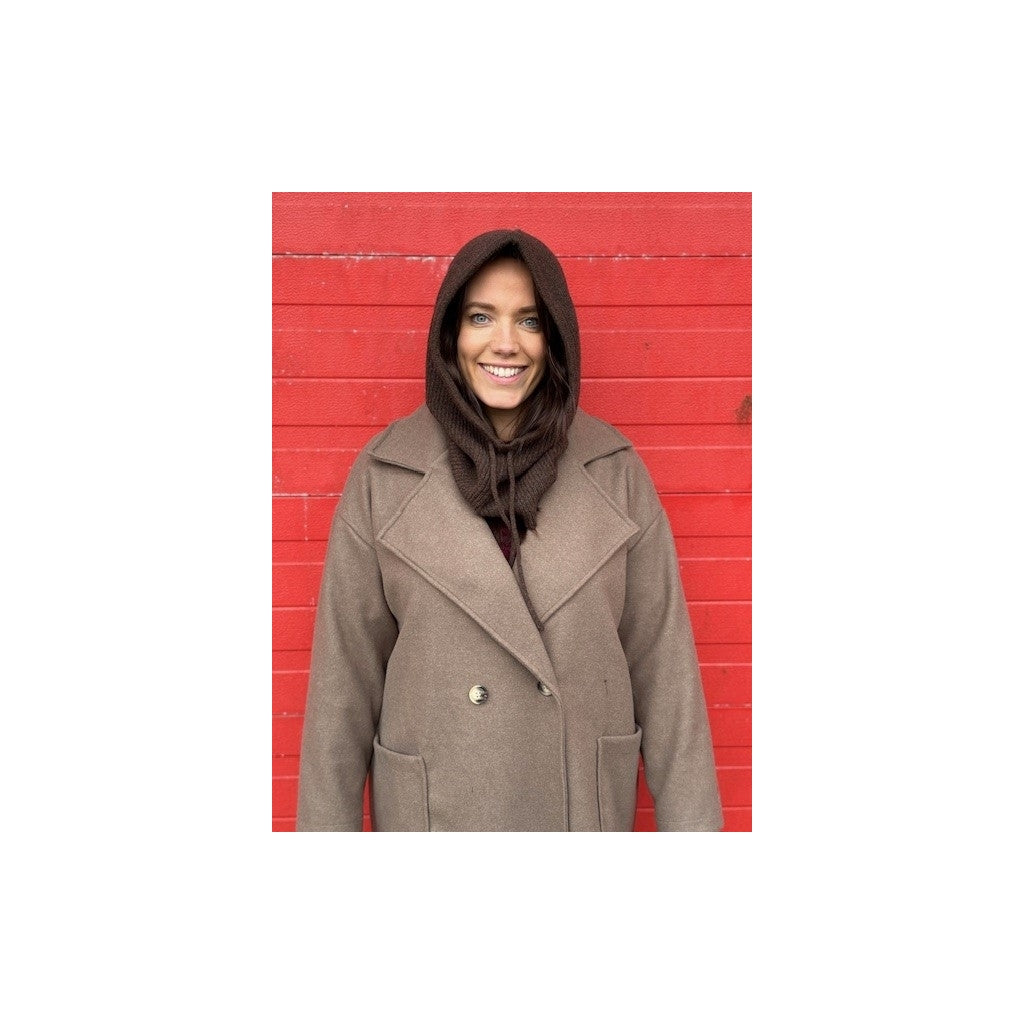 MARTA DU CHATEAU MdcFiluca Balaclava Scarf Brown