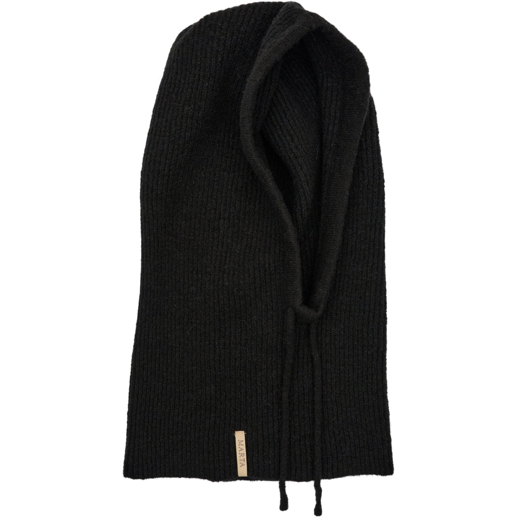 MARTA DU CHATEAU Marta du Chateau dame Balaclava MdcFiluca FMHK6480 Scarf Black