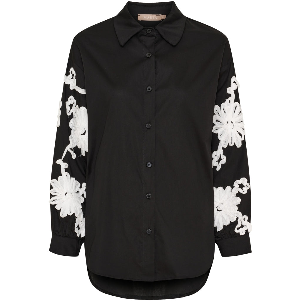 MARTA DU CHATEAU Marta du Chateau dame skjorte MdcGardenia 258899 Shirt Black