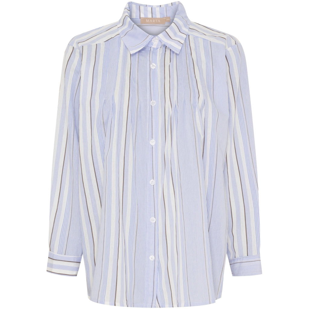 MARTA DU CHATEAU Marta du Chateau dame skjorte MdcIsolde 7400 Shirt BlueVar3