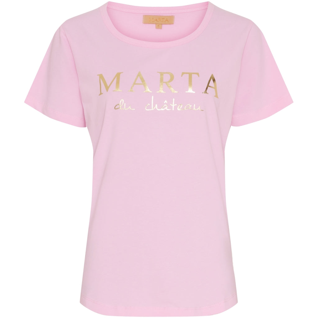 MARTA DU CHATEAU MdcJeanette Tee T-shirt Baby Pink