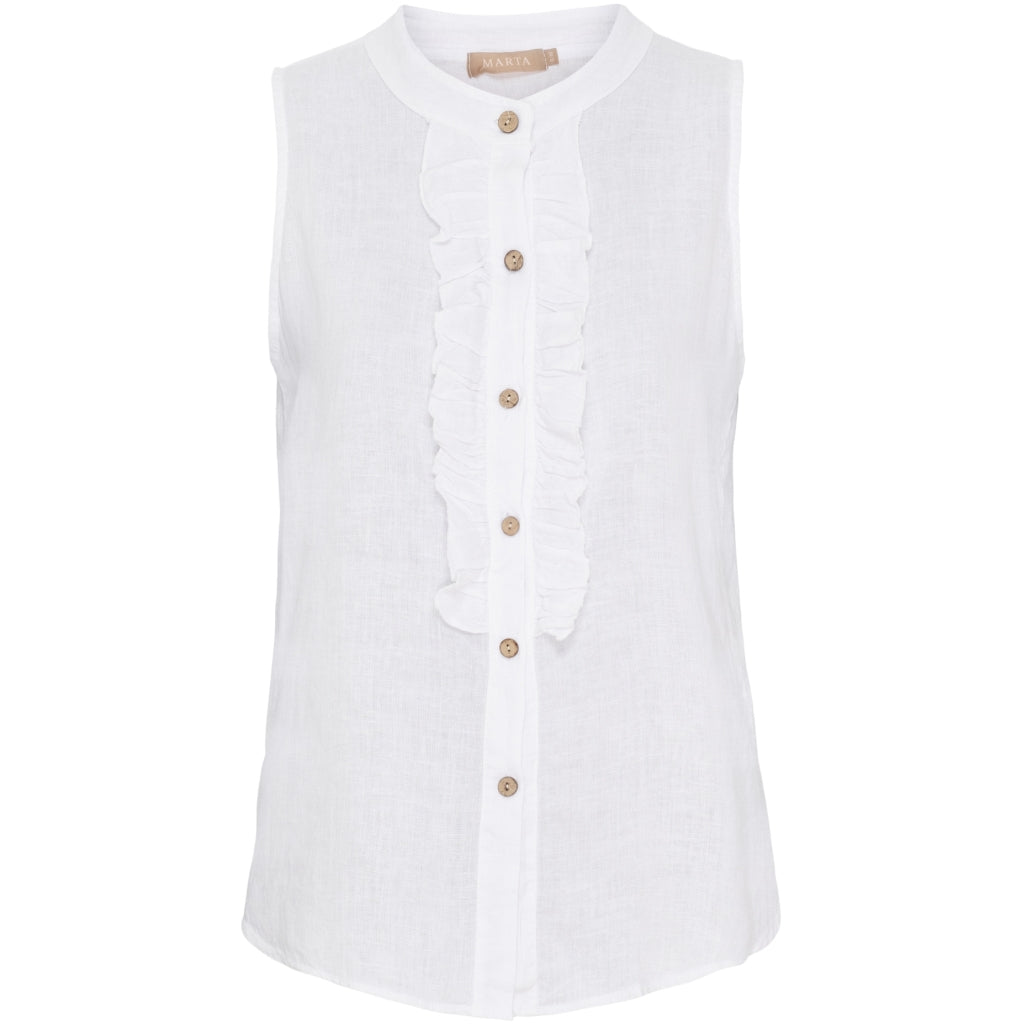 MARTA DU CHATEAU MdcMalene Top Top Optical White