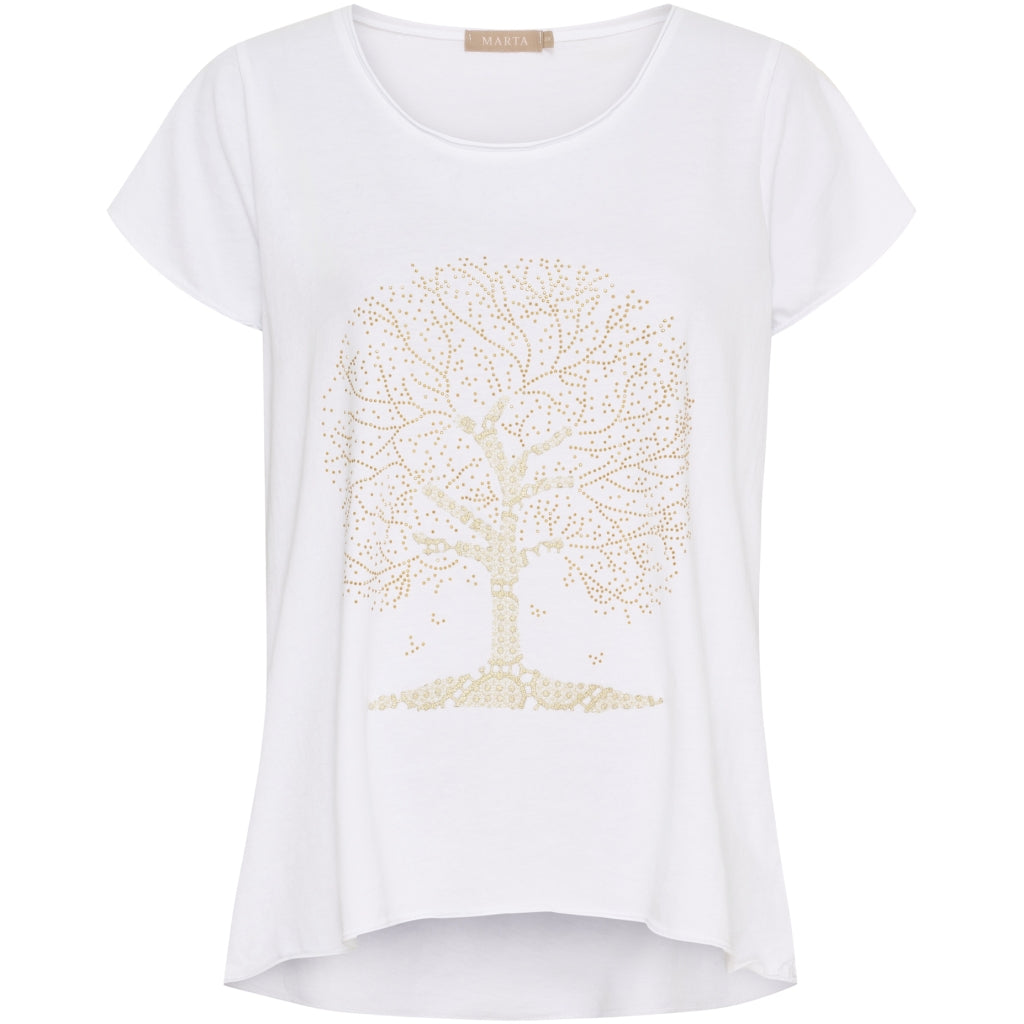MARTA DU CHATEAU MdcMarie T-shirt T-shirt White Tree
