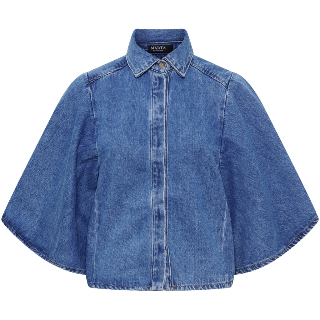 MARTA DU CHATEAU MdcMarika Shirt Shirt Blue Denim
