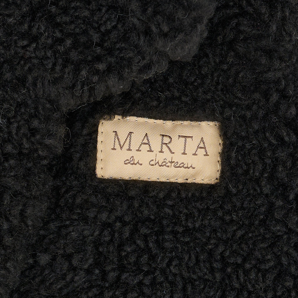 MARTA DU CHATEAU MdcNadi Teddy Mitten Gloves Black