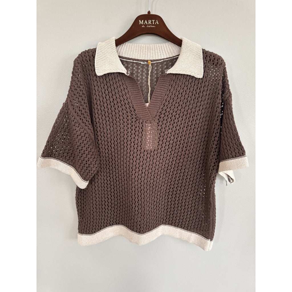 MARTA DU CHATEAU MdcNayeli Knit Knit Caffe/Corda