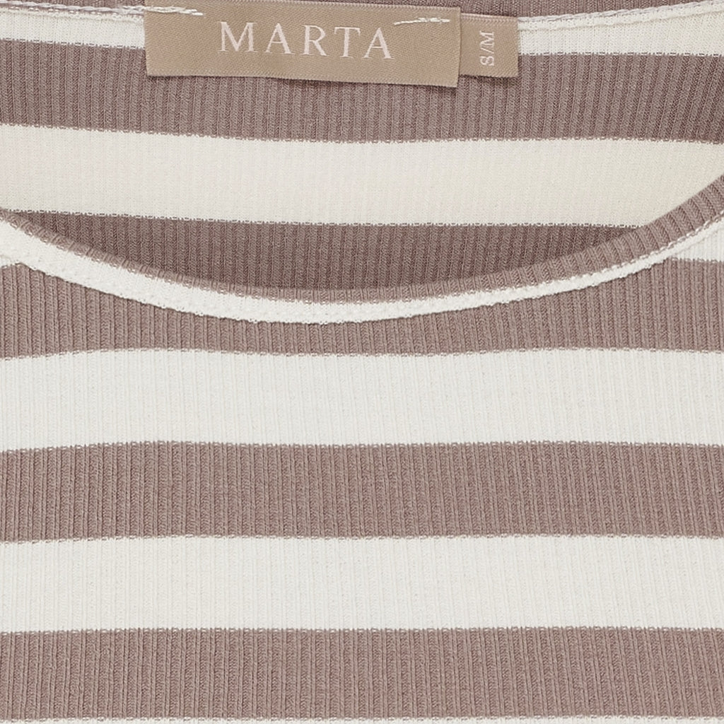 MARTA DU CHATEAU Marta du Chateau dame T-Shirt MdcNena 7524 T-shirt Tortora