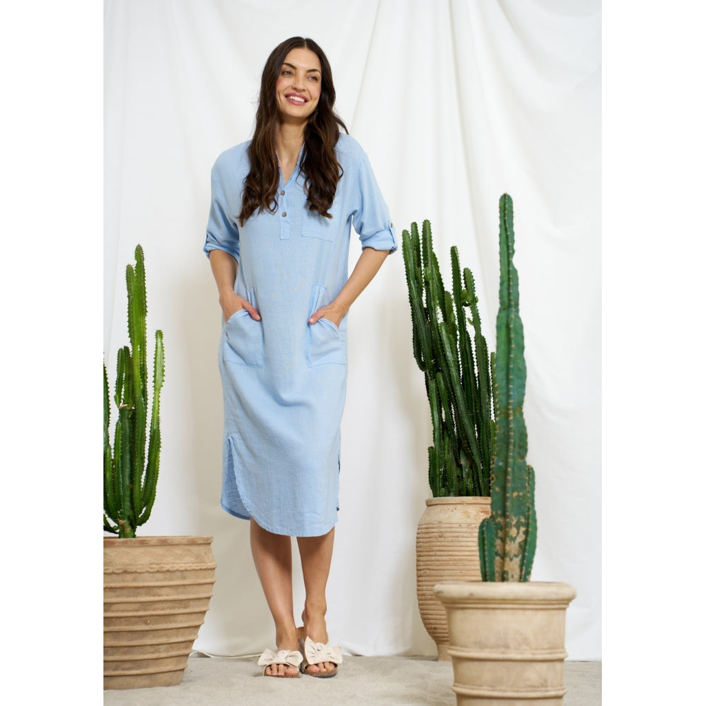MARTA DU CHATEAU MdcNess Dress Dress Celeste2389
