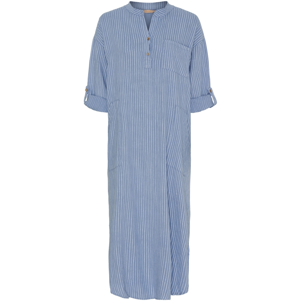 MARTA DU CHATEAU MdcNess Dress Dress Jeans/White Stripe