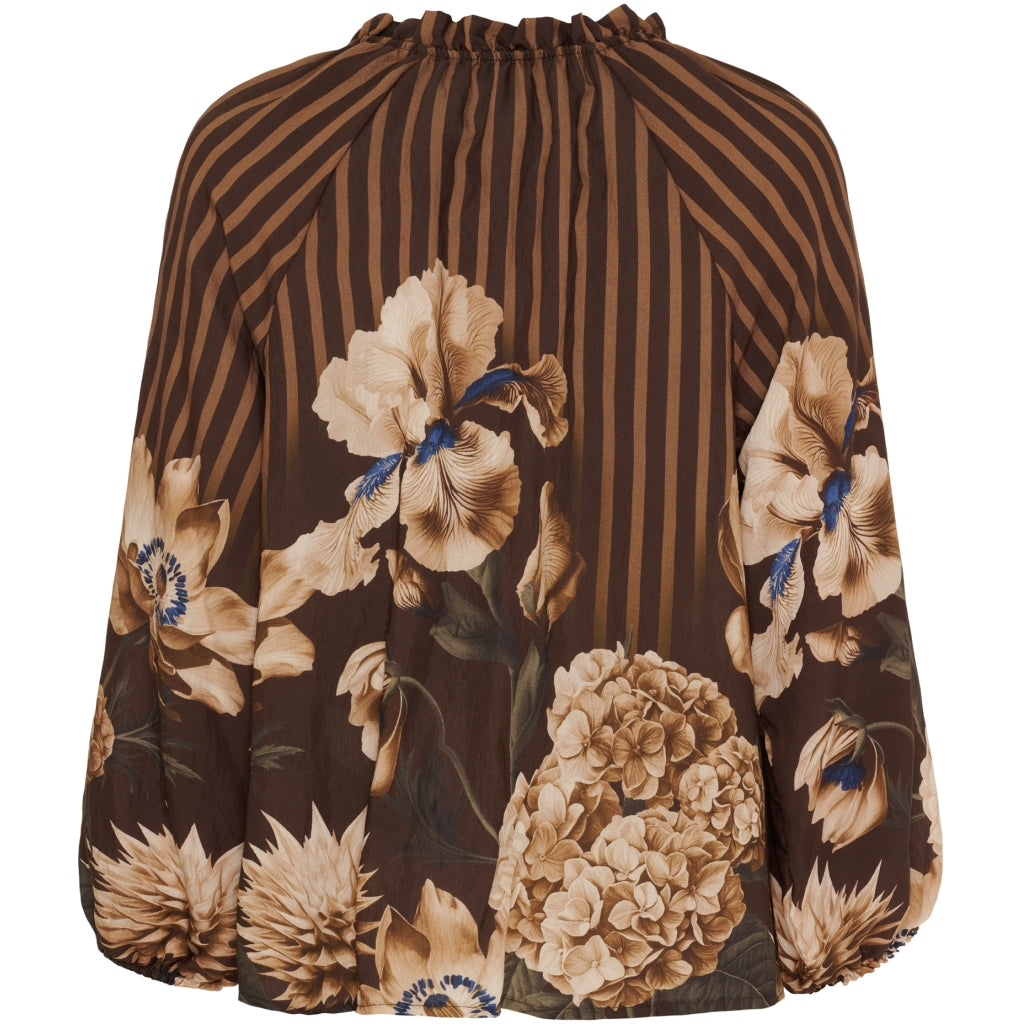 MARTA DU CHATEAU Marta du Chateau dame bluse MdcOctavia 003B Shirt Marrone6022