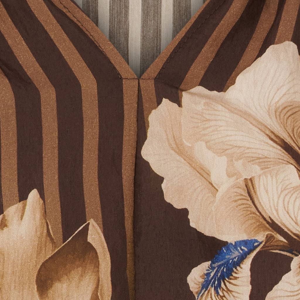 MARTA DU CHATEAU Marta du Chateau dame bluse MdcOctavia 003B Shirt Marrone6022