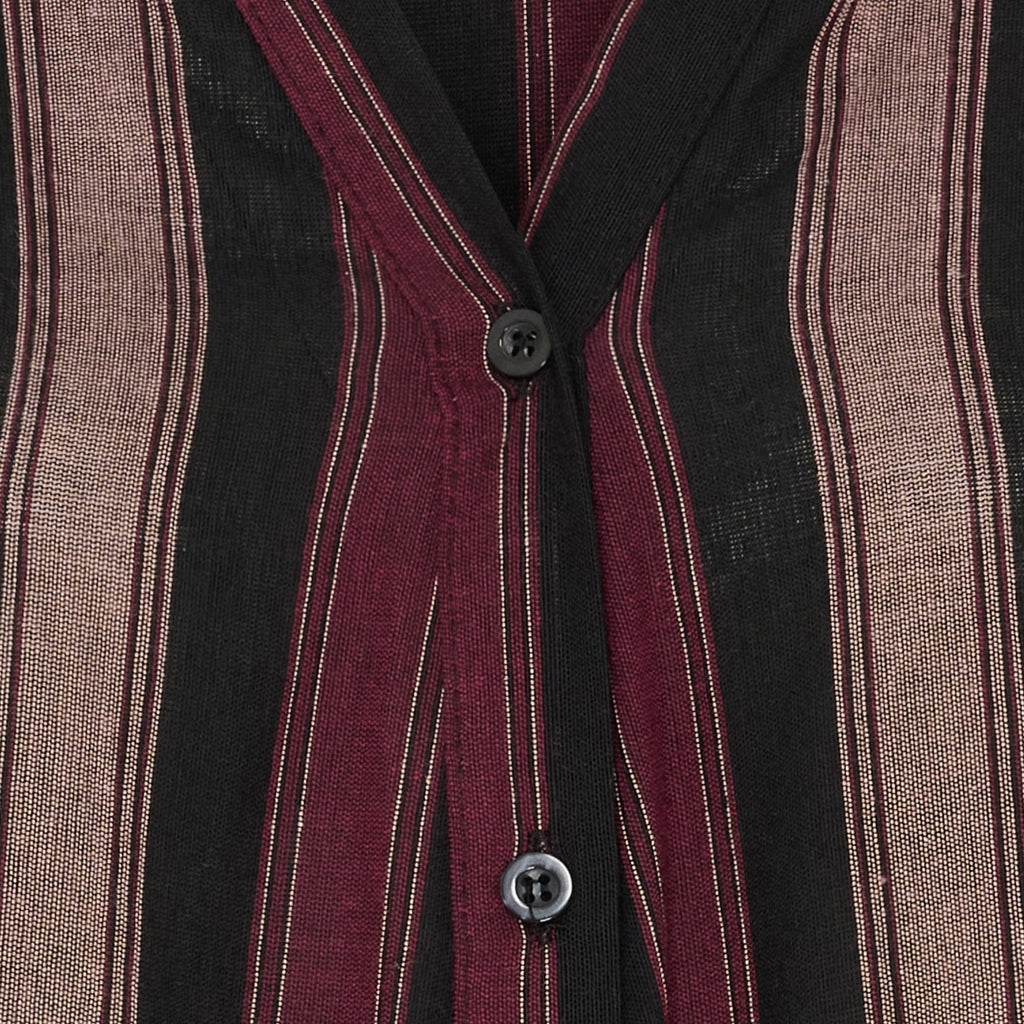MARTA DU CHATEAU Marta du Chateau dame skjorte MdcPeyton 25161 Shirt Black/Bordeaux1