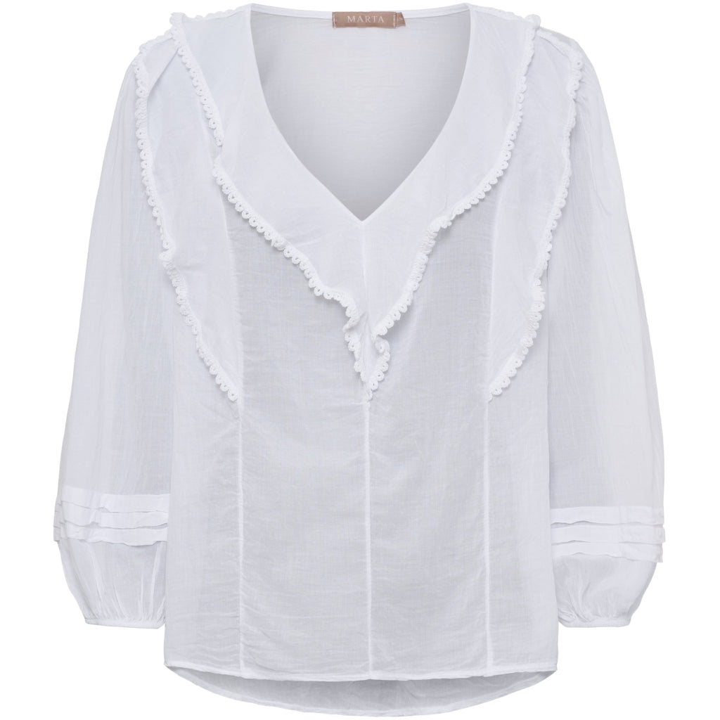 MARTA DU CHATEAU MdcRosamaria Blouse Blouse White